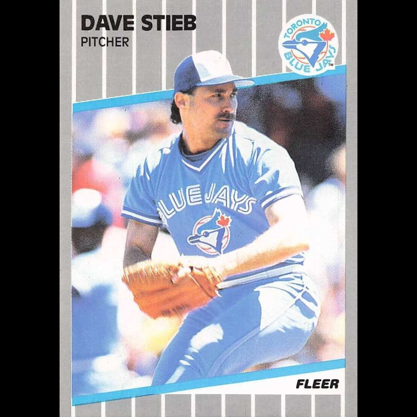 1986 Fleer #70 Dave Stieb VG Toronto Blue Jays - Under the Radar Sports
